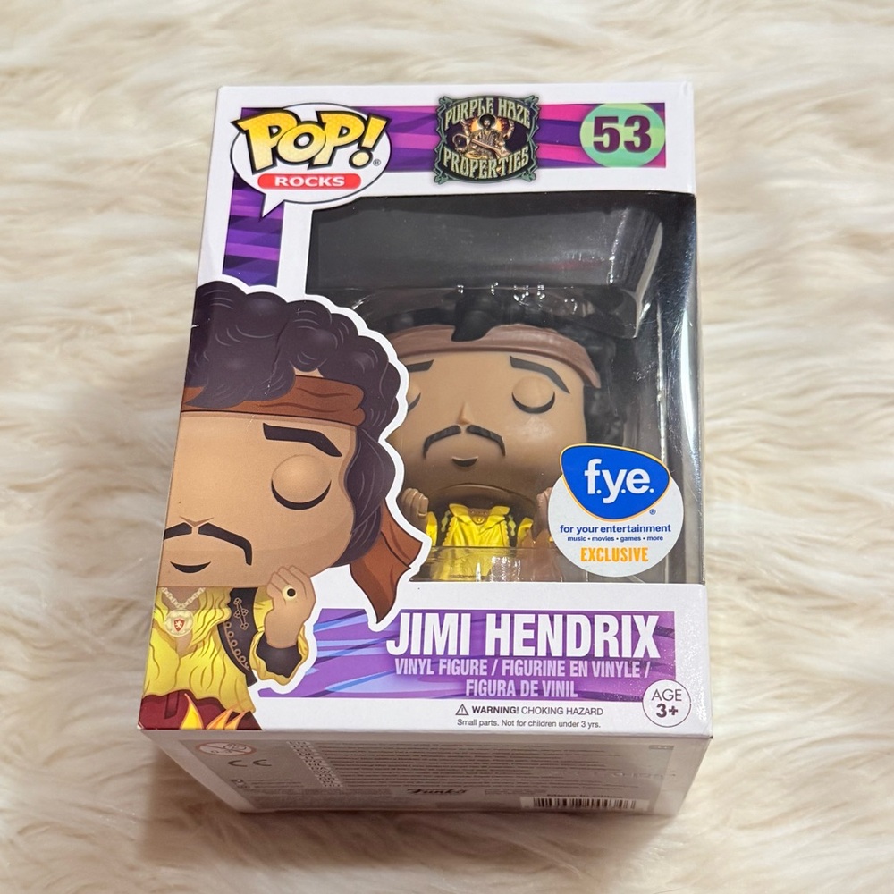 Funko Pop Rocks Jimi Hendrix exclusive